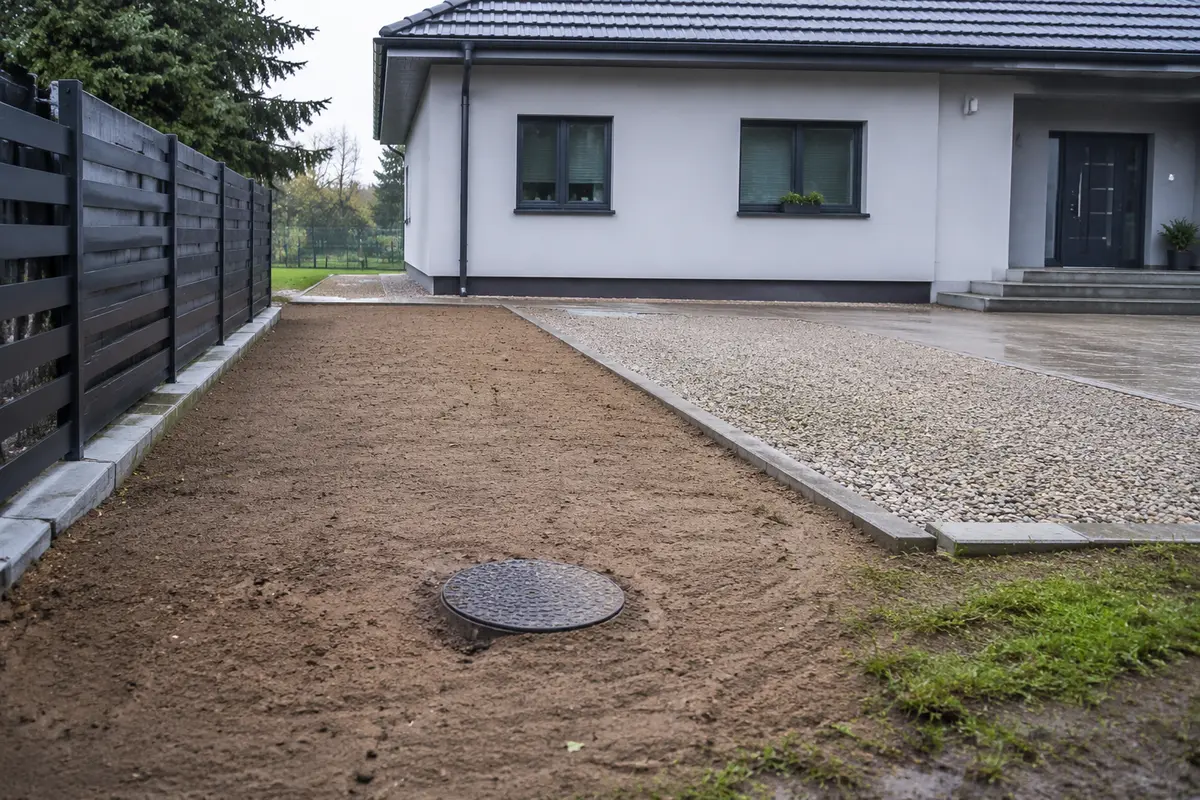 Uporządkowany teren po wykonaniu przyłącza